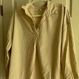 Uniqlo xl corduroy long sleeve shirt